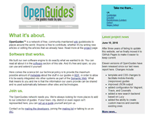 Tablet Screenshot of openguides.org
