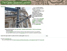 Tablet Screenshot of london.openguides.org